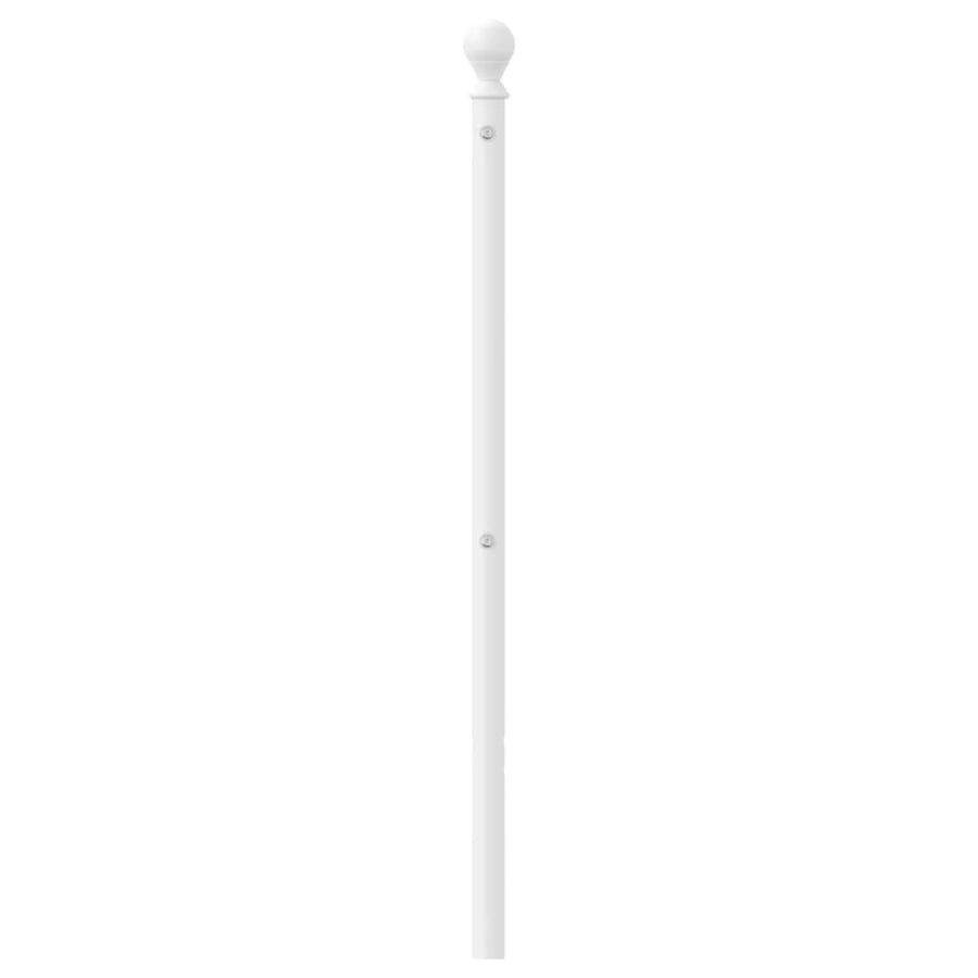 Hoofdbord Metaal 75 cm Wit