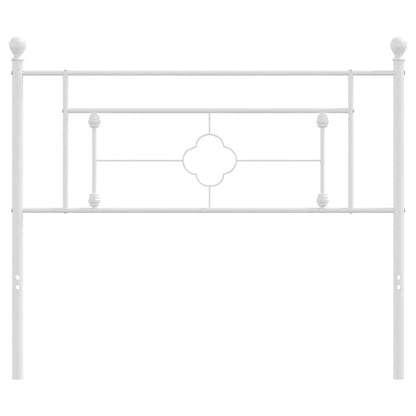 Hoofdbord Metaal 107 cm Wit