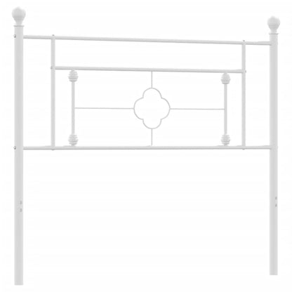 Hoofdbord Metaal 107 cm Wit