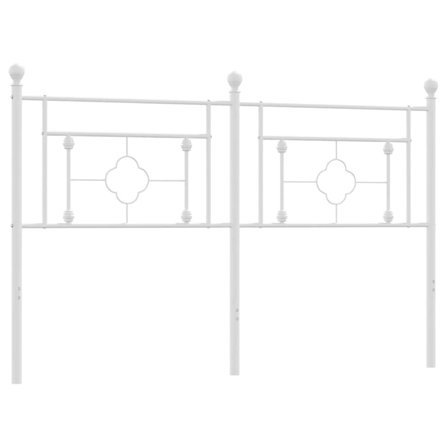 Hoofdbord Metaal Wit 160 cm