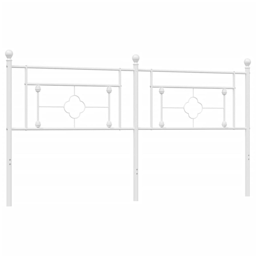 Hoofdbord Metaal 180 cm Wit