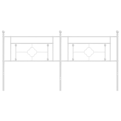 Hoofdbord Metaal 180 cm Wit