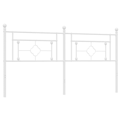 Hoofdbord Metaal 180 cm Wit