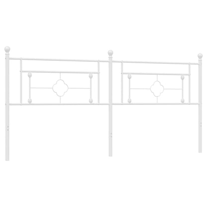 Hoofdbord Metaal 193 cm Wit