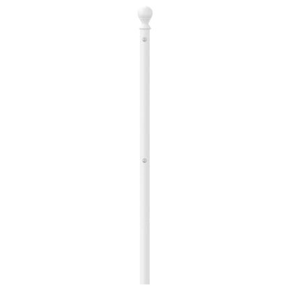 Hoofdbord Metaal 200 cm Wit