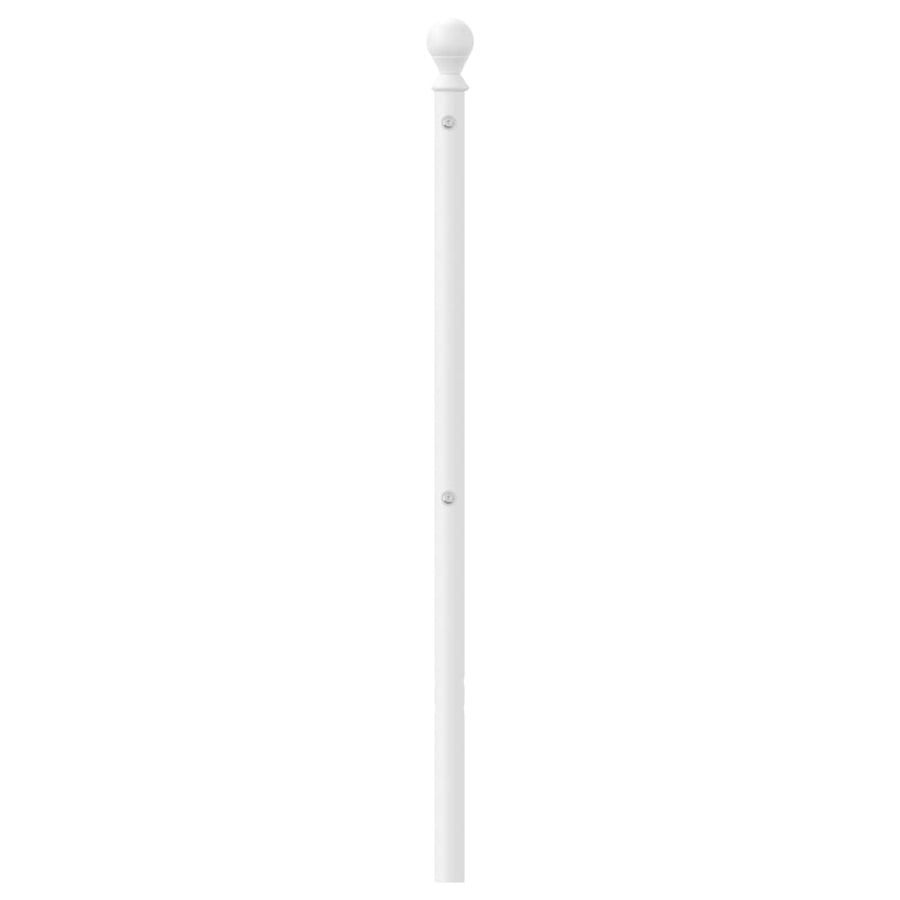Hoofdbord Metaal 200 cm Wit