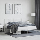 Bedframe metaal wit 140x190 cm