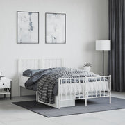 Bedframe metaal wit 120x200 cm