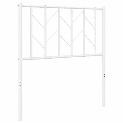 Hoofdbord Metaal 75 cm Wit