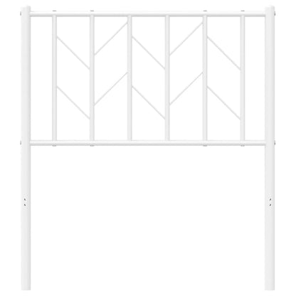 Hoofdbord Metaal 75 cm Wit