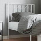 Replacement headboard 75 cm metal white