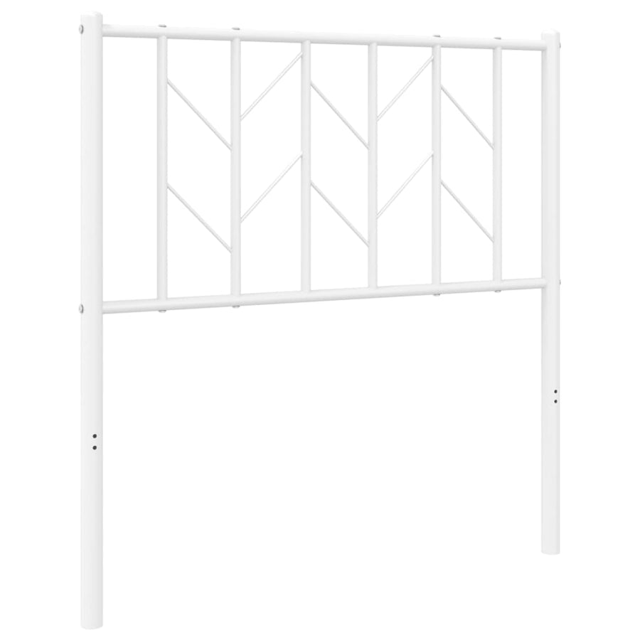 Hoofdbord Metaal 80 cm Wit