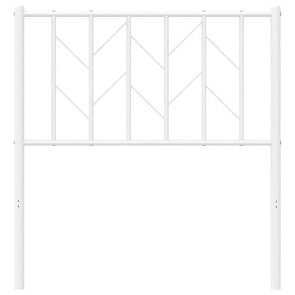 Hoofdbord Metaal 80 cm Wit