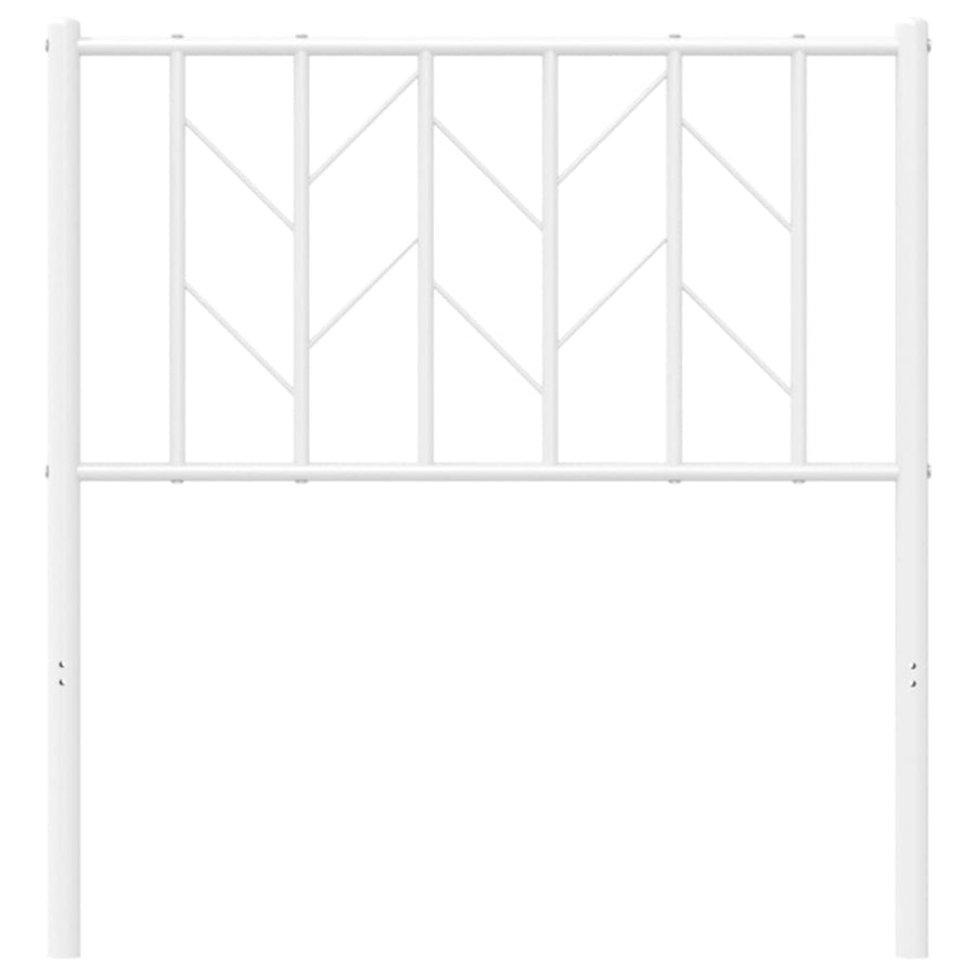 Hoofdbord Metaal 80 cm Wit