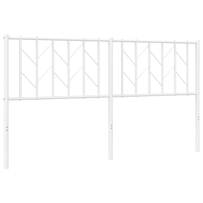 Hoofdbord Metaal 160 cm Wit