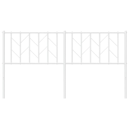 Hoofdbord Metaal 160 cm Wit
