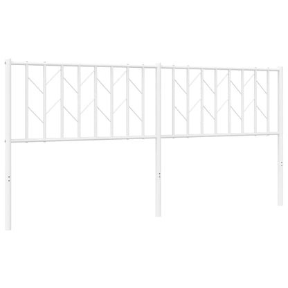 Hoofdbord Metaal 180 cm Wit