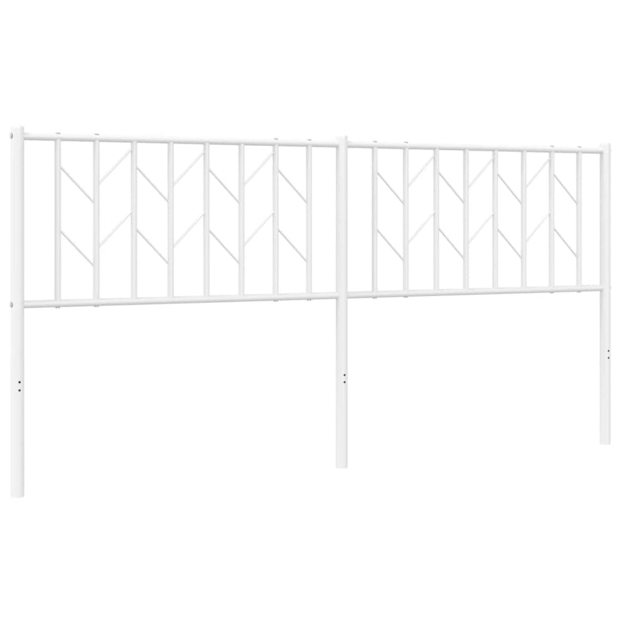 Hoofdbord Metaal 180 cm Wit
