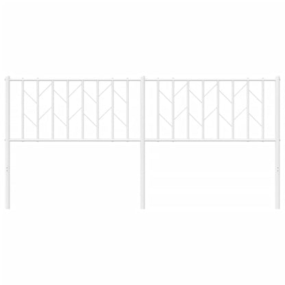 Hoofdbord Metaal 180 cm Wit