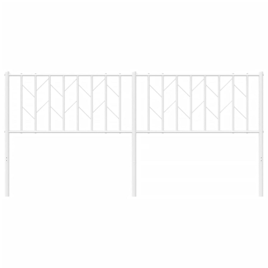 Hoofdbord Metaal 180 cm Wit