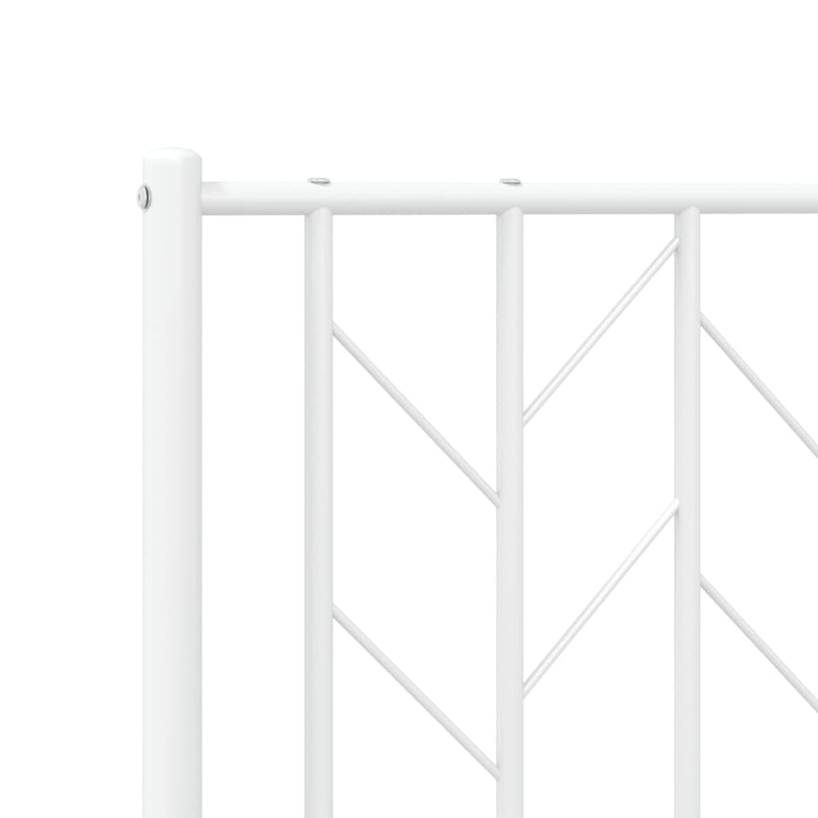 Hoofdbord Metaal 180 cm Wit
