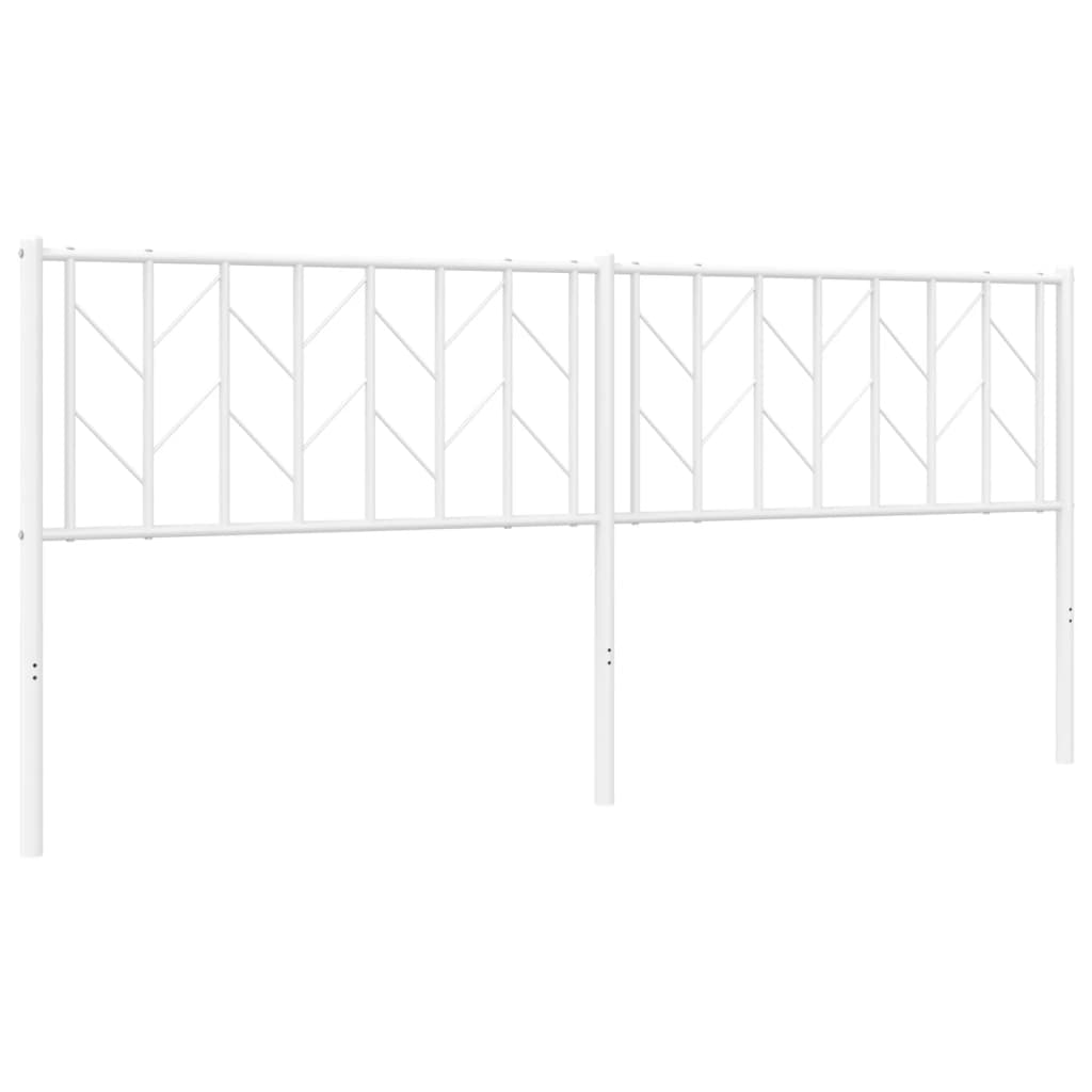 Hoofdbord Metaal 193 cm Wit