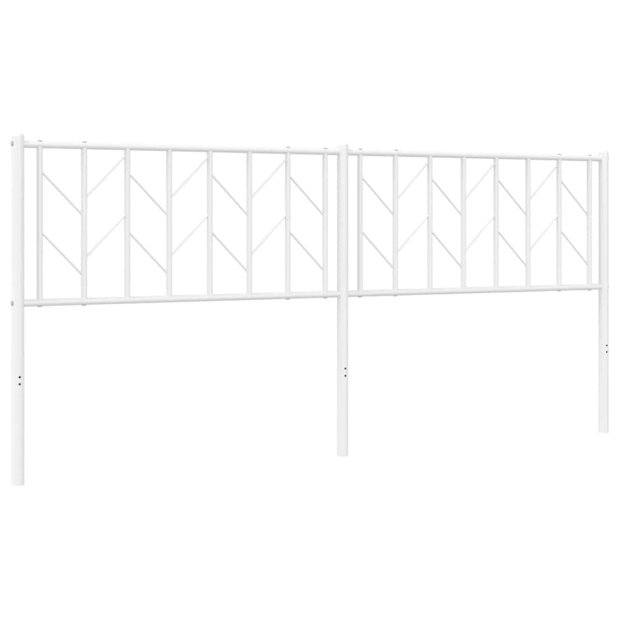 Hoofdbord Metaal 193 cm Wit