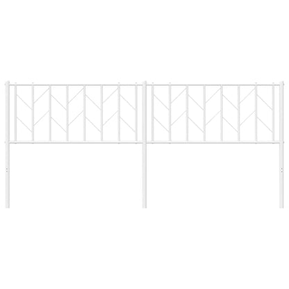 Hoofdbord Metaal 193 cm Wit