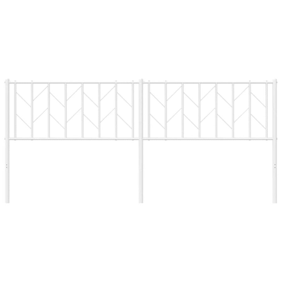 Hoofdbord Metaal 193 cm Wit