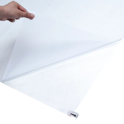 Raamfolies 3 st statisch mat PVC grijs