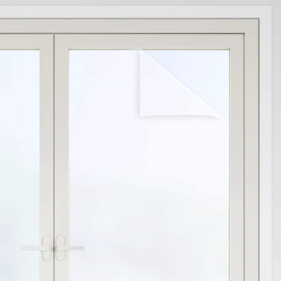 Raamfolies 5 st statisch mat PVC wit