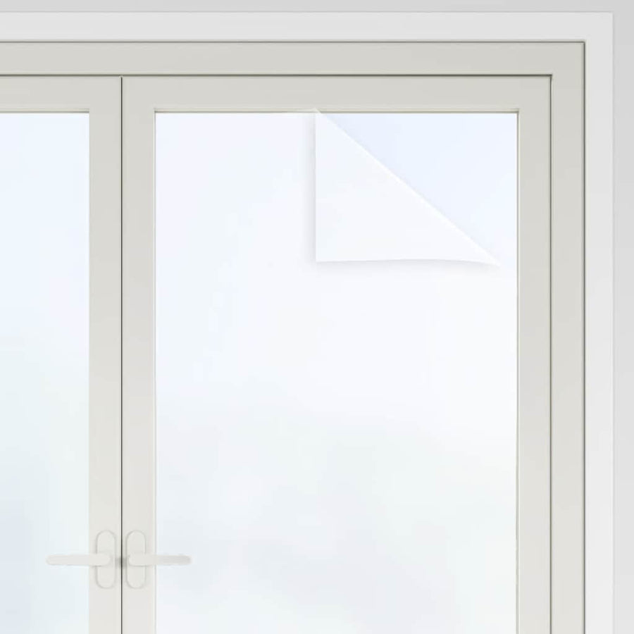 Raamfolies 3 st statisch mat PVC wit