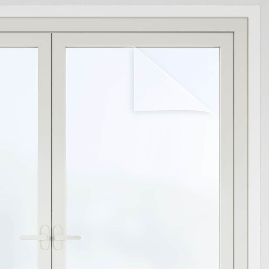 Raamfolies 5 st statisch mat PVC wit