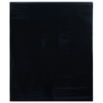 Raamfolies 3 st statisch mat PVC zwart
