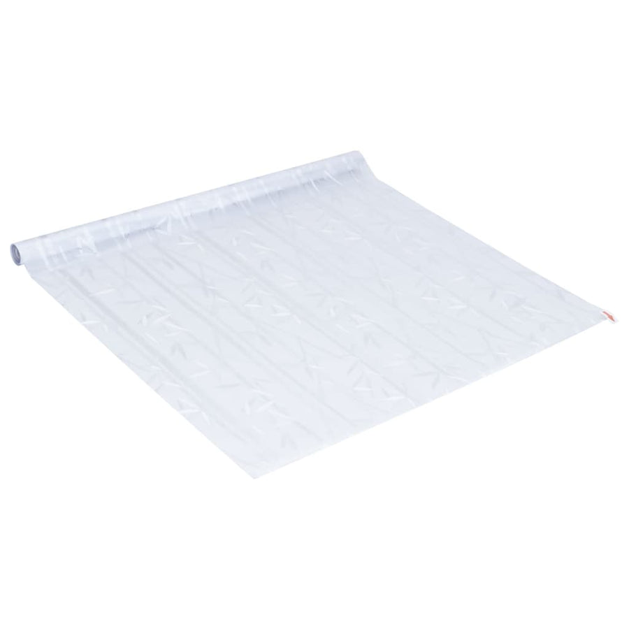 Raamfolies 2 St Mat Bamboepatroon Pvc
