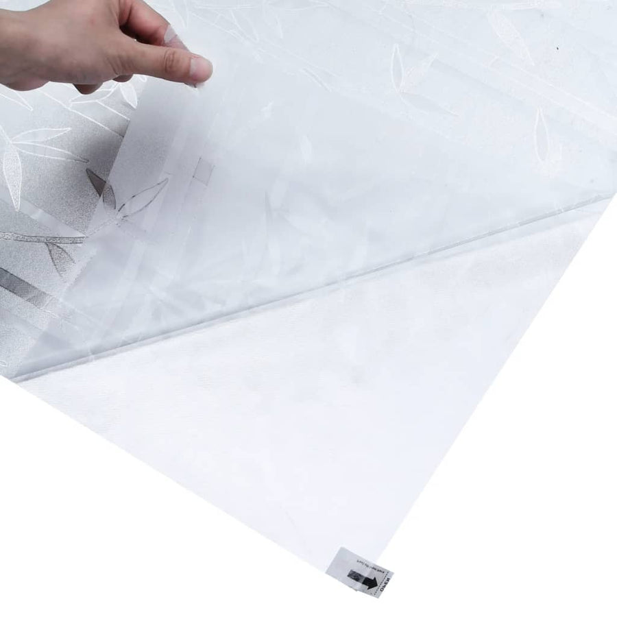 Raamfolies 2 St Mat Bamboepatroon Pvc