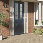 Raamfolie 2 st bamboepatroon mat 45x500 cm