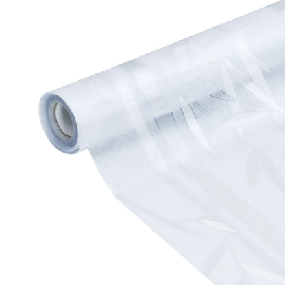 Raamfolies 4 st mat bamboepatroon PVC