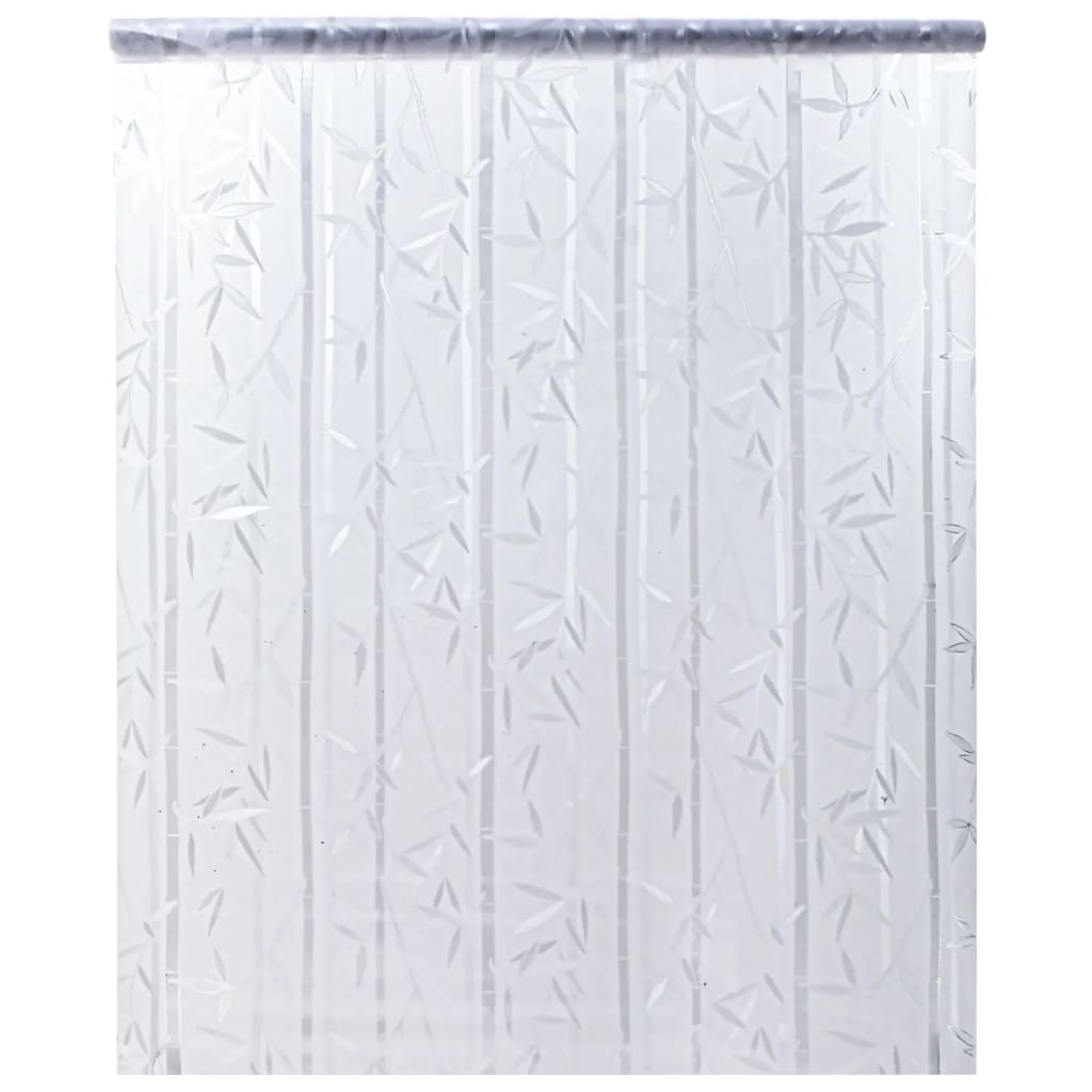 Raamfolies 2 st mat bamboepatroon PVC