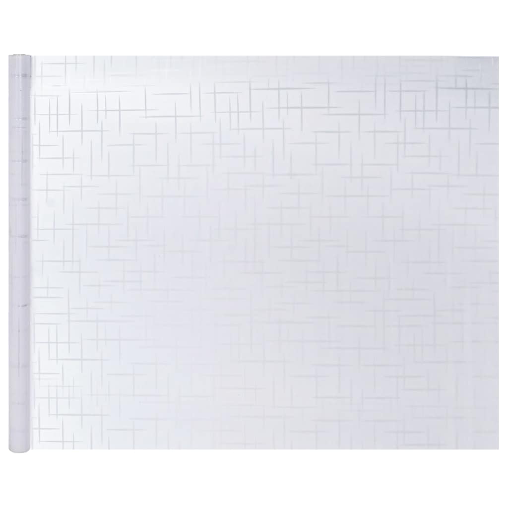 Raamfolies 4 st mat sterrenpatroon PVC