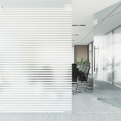 Raamfolies 4 st mat strepenpatroon PVC