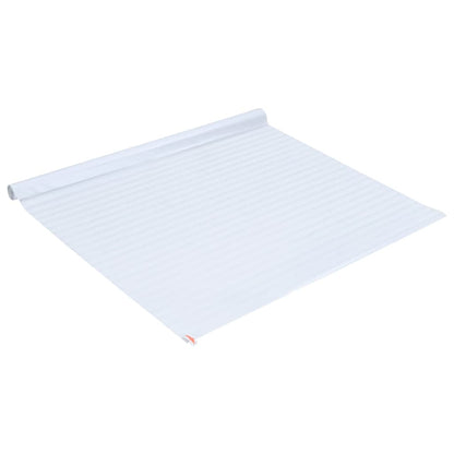 Raamfolies 2 st mat strepenpatroon PVC