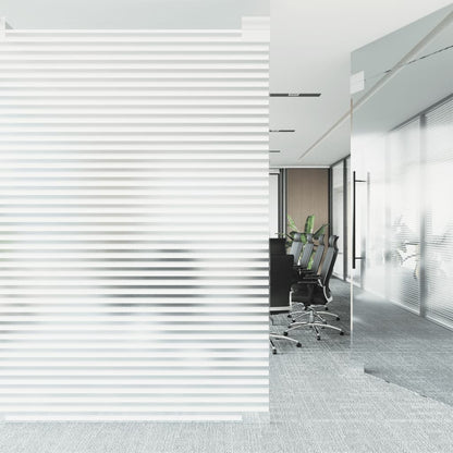 Raamfolies 4 st mat strepenpatroon PVC