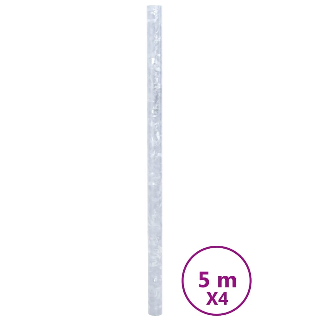 Raamfolies 4 St Mat Bloemenpatroon Pvc