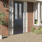 Window films 4 pcs matte floral pattern PVC