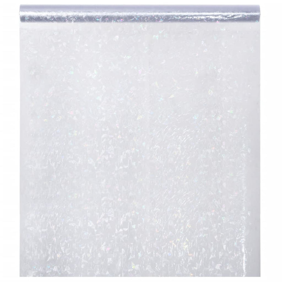 Raamfolies 3 St Mat 3D Regenboogpatroon Pvc