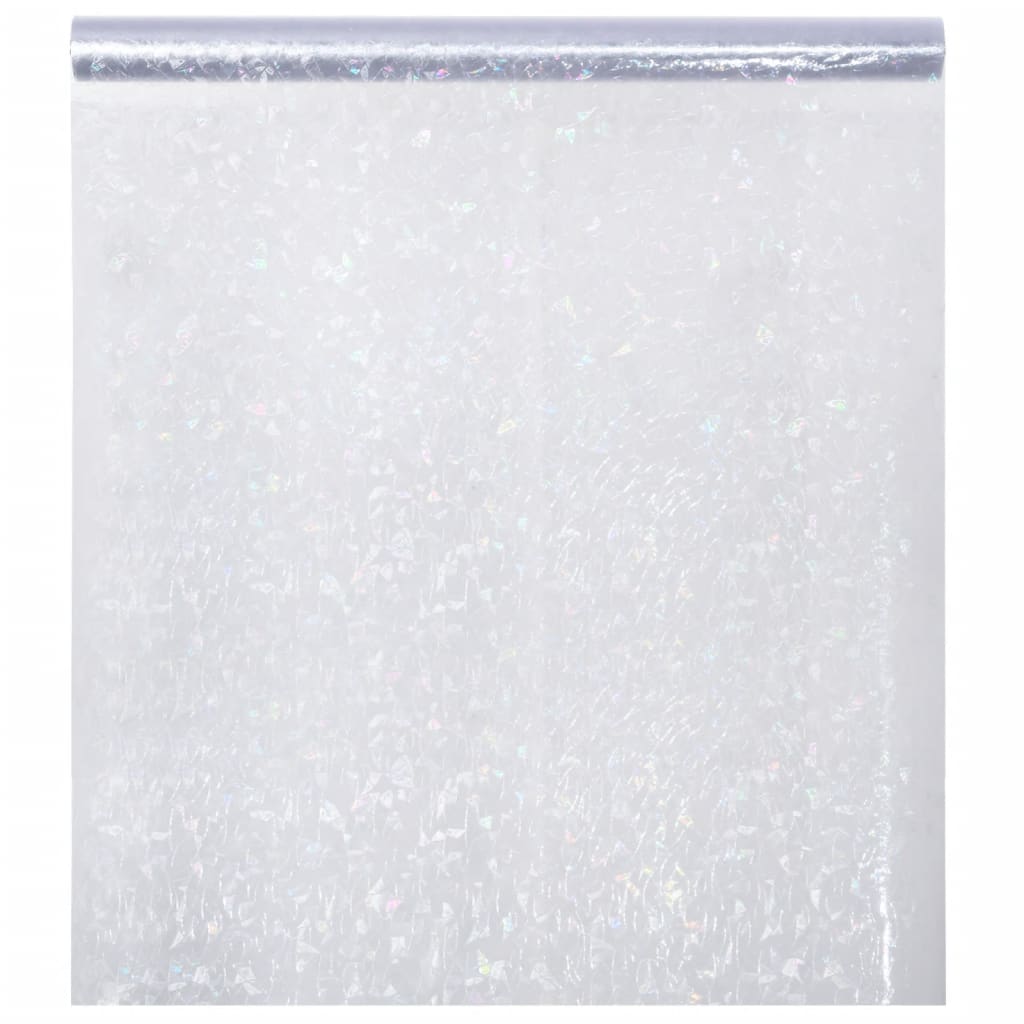 Raamfolies 5 St Mat 3D Regenboogpatroon Pvc