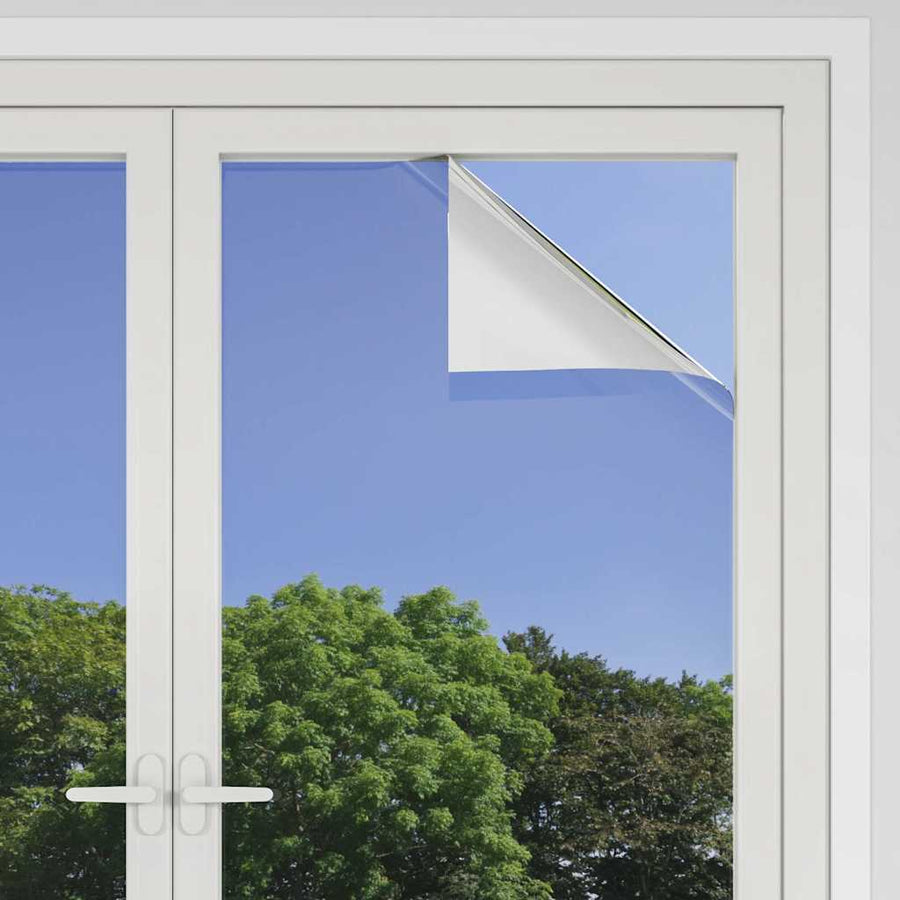 Zonnefolies 5 st statisch reflecterend PVC zilverkleurig