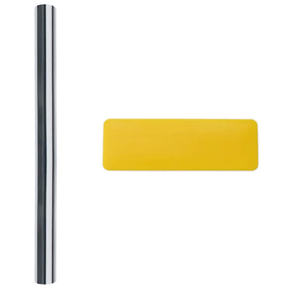 Zonnefolies 3 st statisch reflecterend PVC zilverkleurig