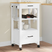 Keukentrolley massief grenenhout 48x40x88,5 cm